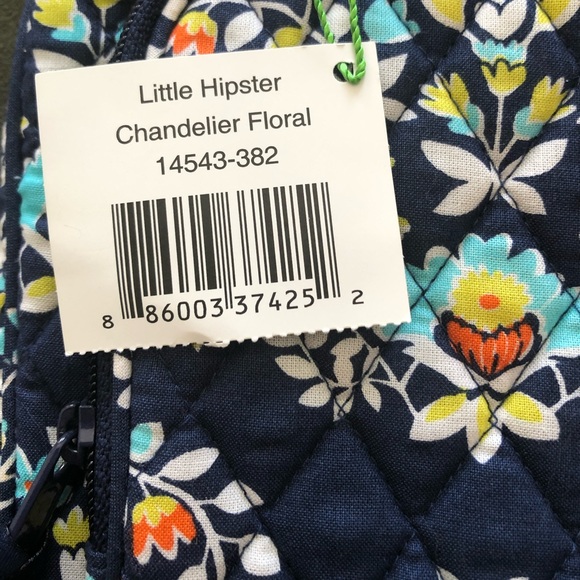 Navy Blue fabric hipster new with tags by Vera Bradley - Picture 2 of 14